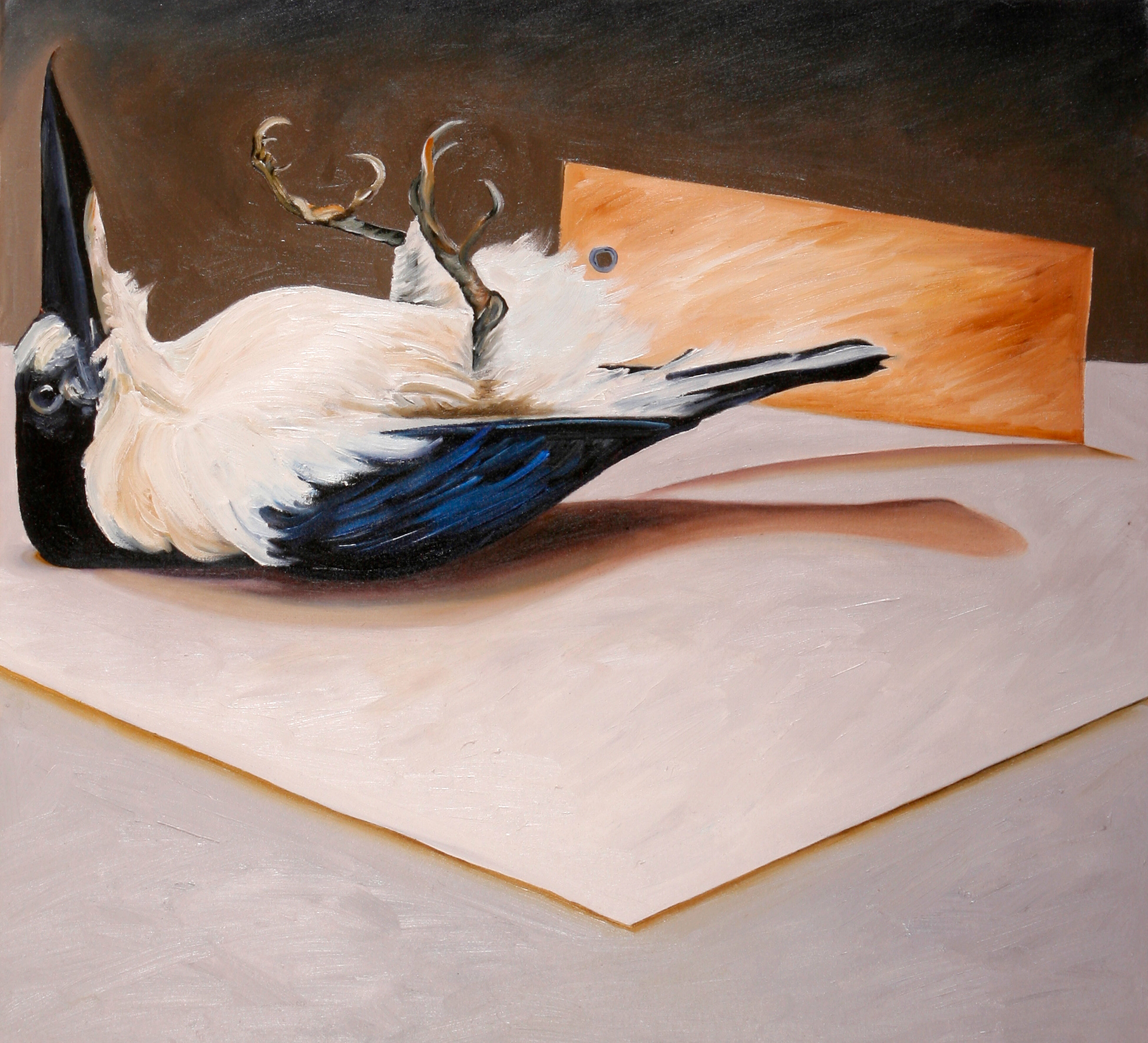 Azure Kingfisher 1 2008 oil on canvas 60x66cm