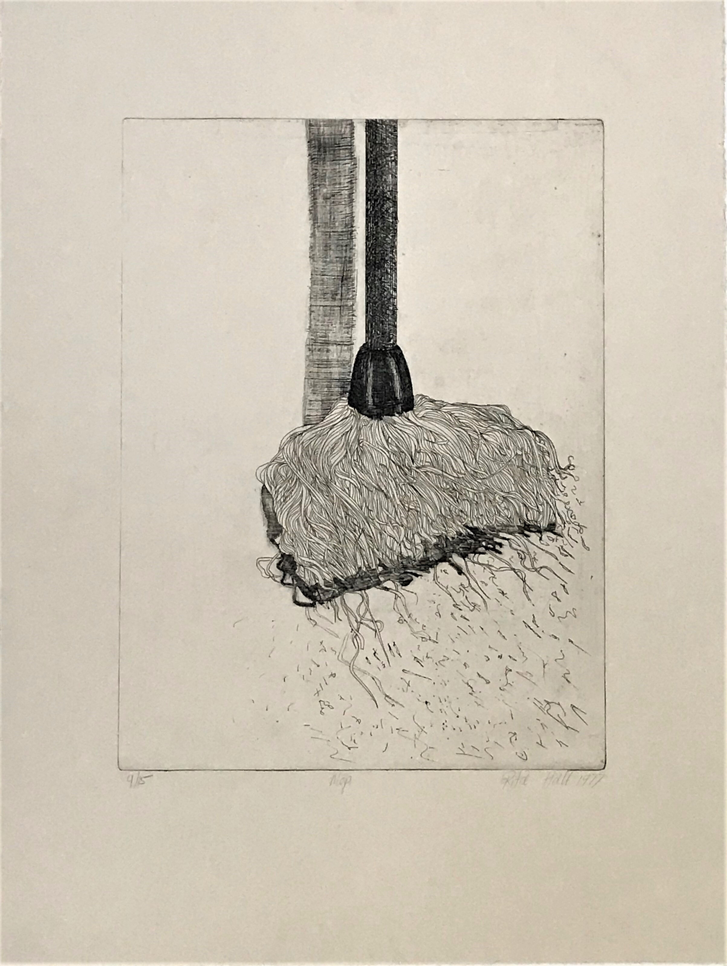 1. Mop 1977 76 x 56cm Etching