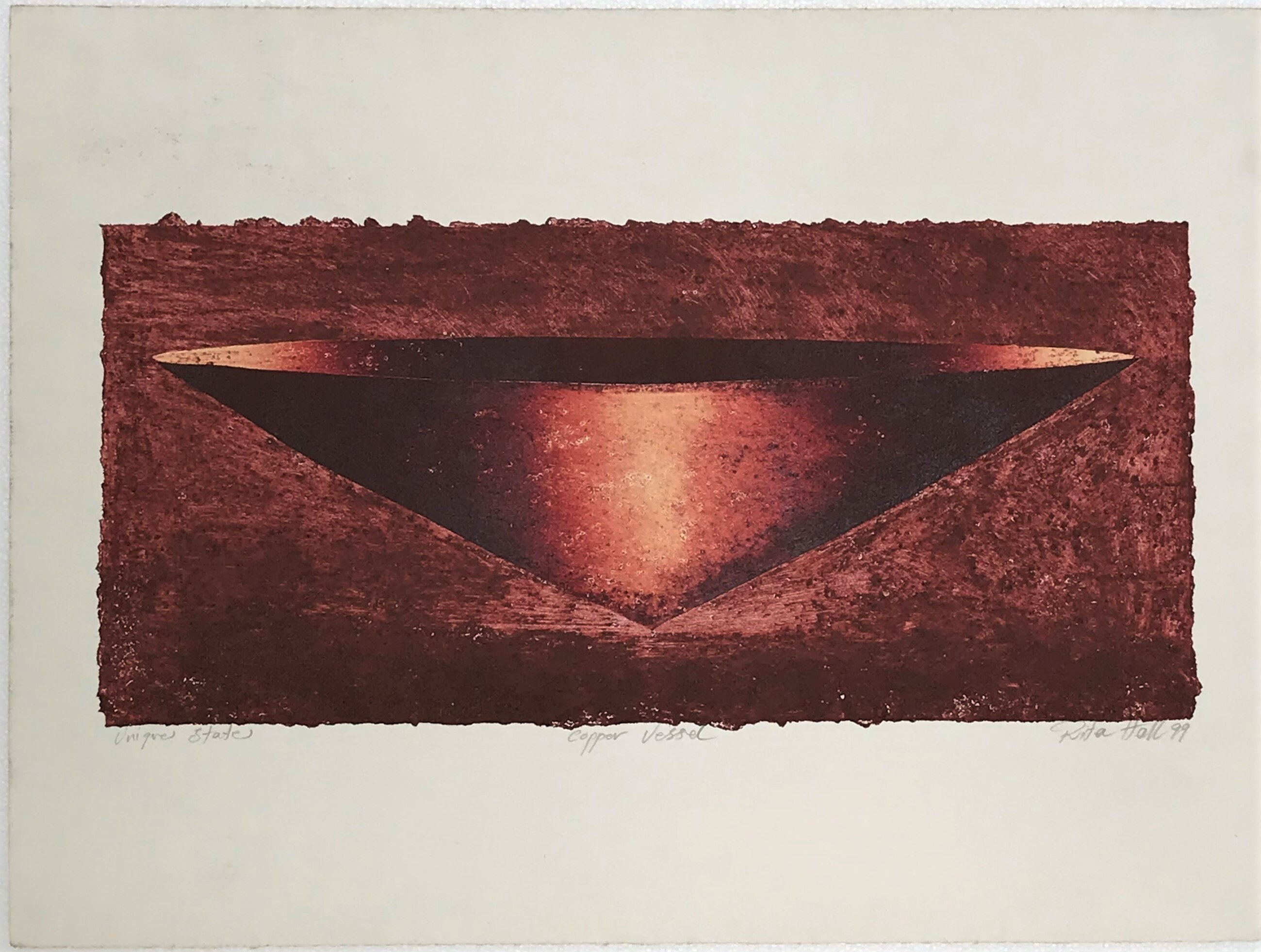 Copper Vessel 1999 Collograph 56 x 76cm (2)