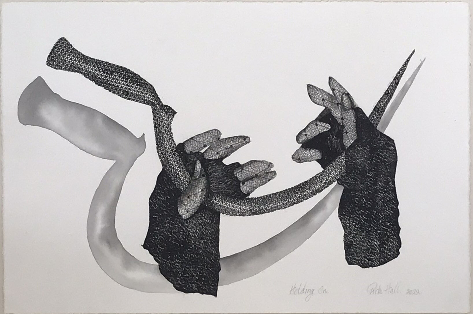 Holding On 2022 38 x 56cm