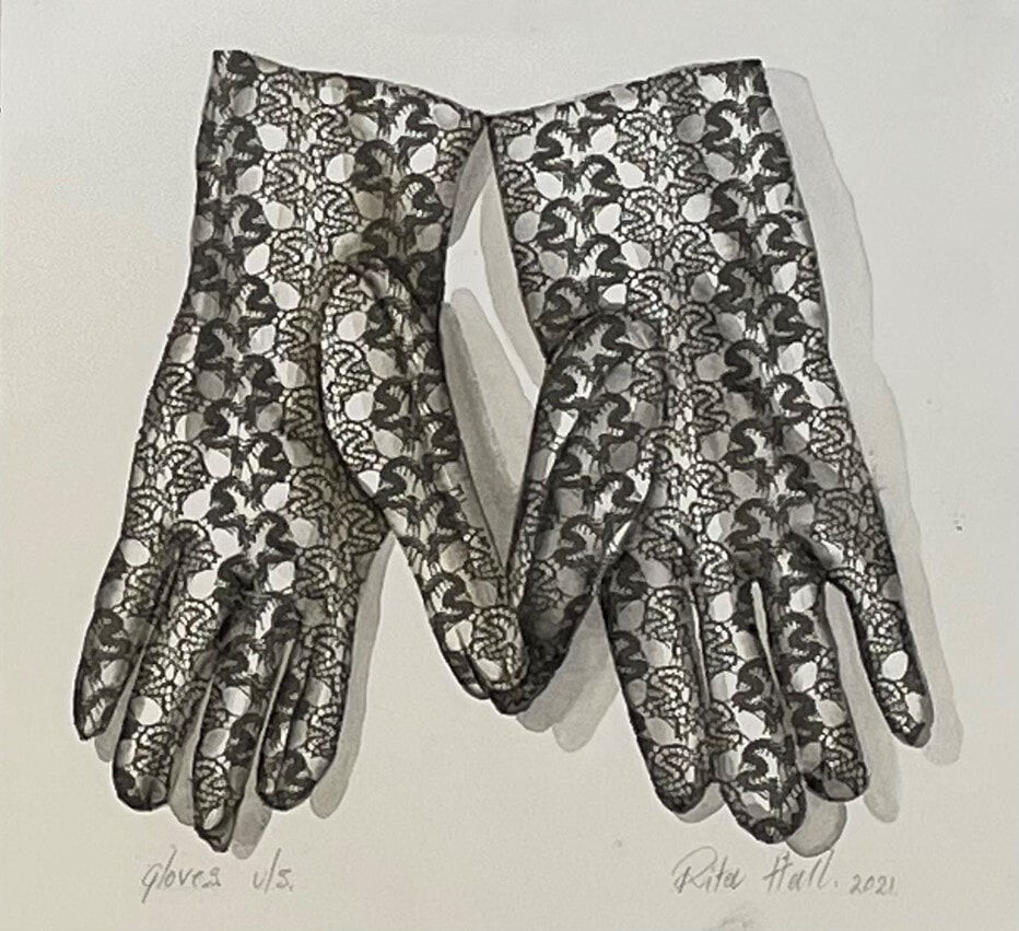 5. Gloves 2022 26 x 27cm