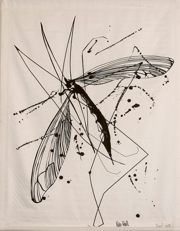 Cranefly 1979 Screen Print 103x80cm