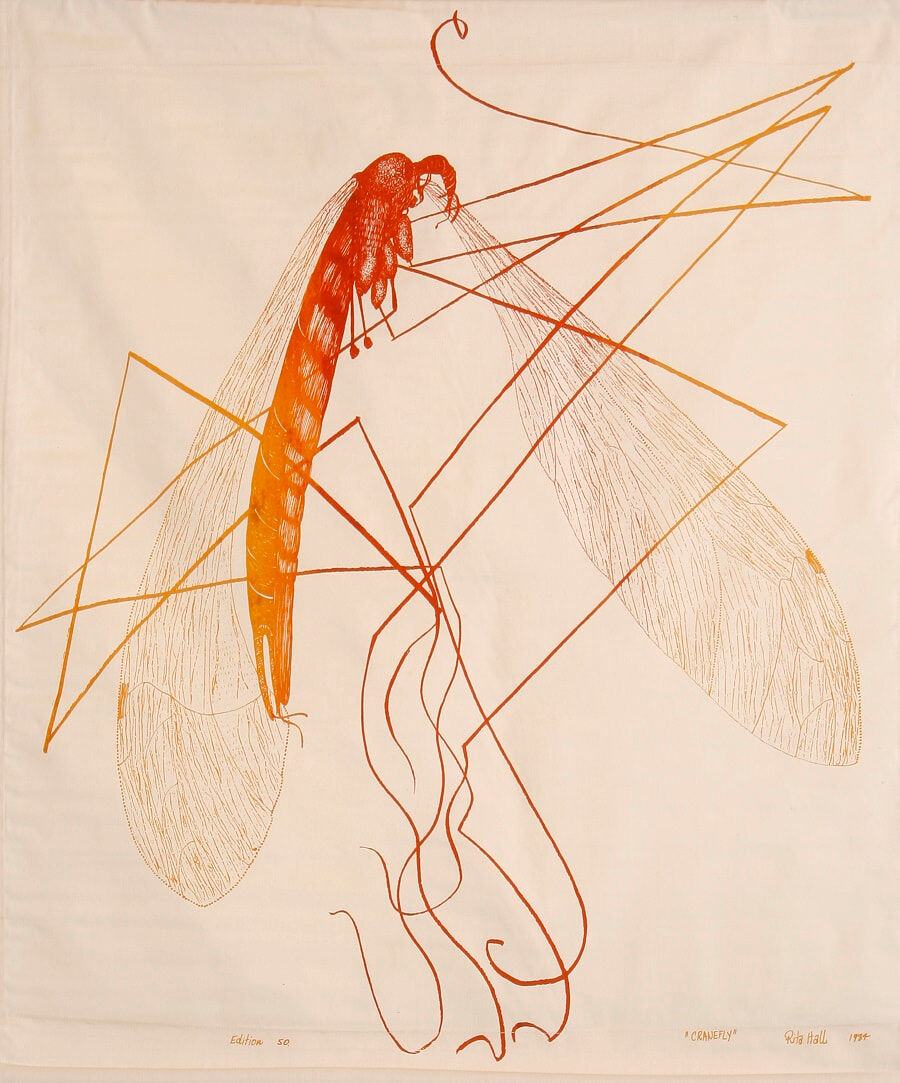 Cranefly 1984 Screen Print 112x85cm