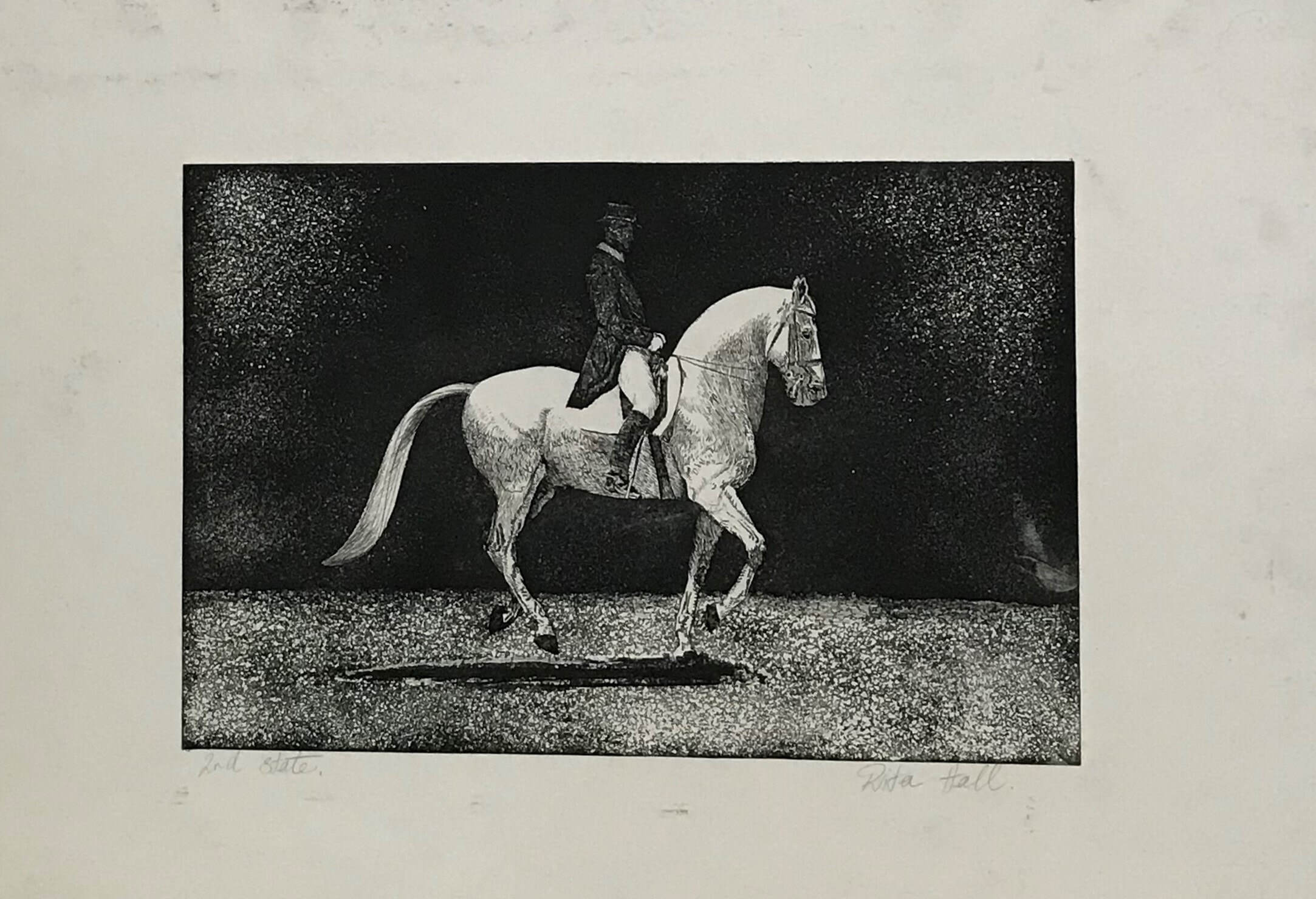 Skipped Steps 1997 First State Etching 56 x 76cm