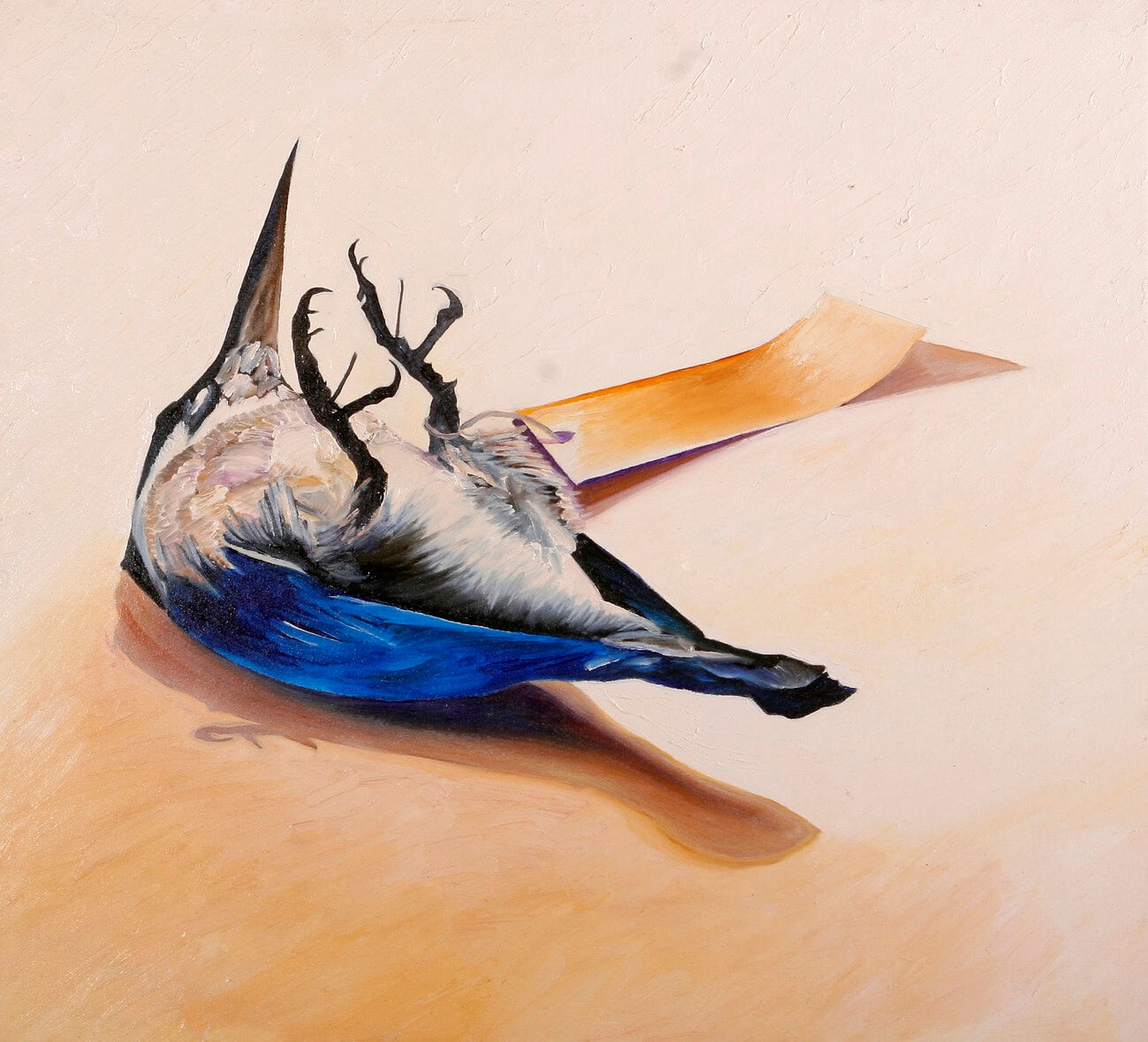 Azure Kingfisher 2 2008 oil on canvas 60x66cm