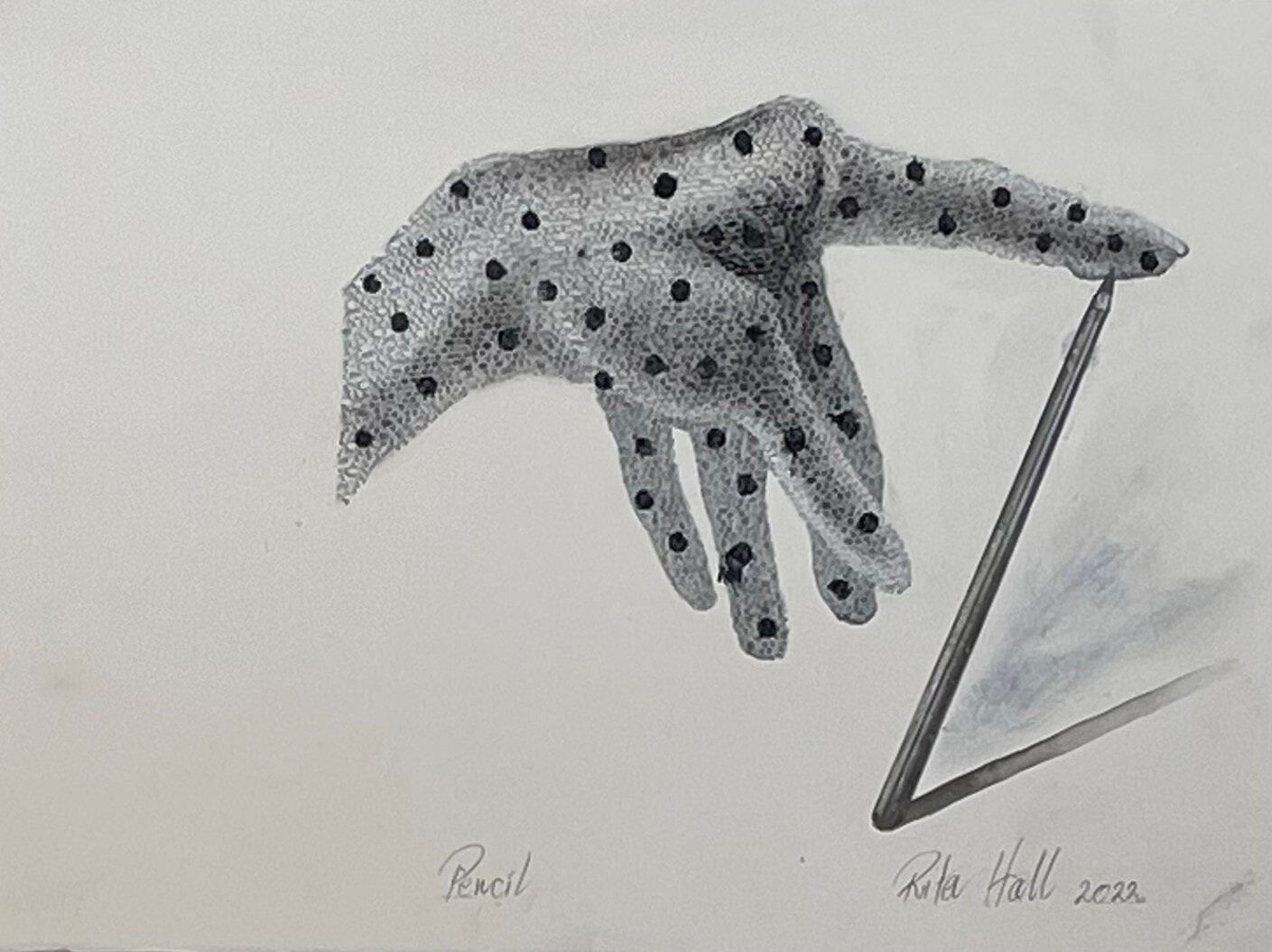 2. Pencil 2022 25 x 25cm