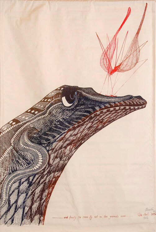 …and the crane fly sat on the goanna’s nose” 1986